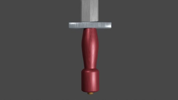 Flamberge sword with Xyphos handle