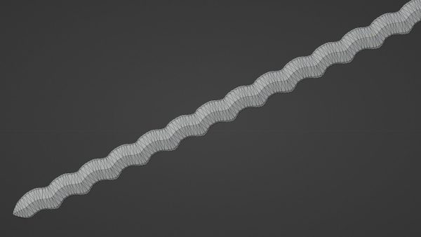 Flamberge sword with Xyphos handle