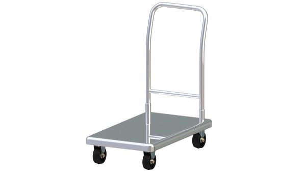 Flat Bed Self Assembly Stainless Steel Platform Trolley
