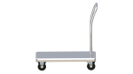 Flat Bed Self Assembly Stainless Steel Platform Trolley