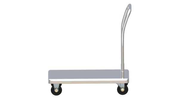 Flat Bed Self Assembly Stainless Steel Platform Trolley