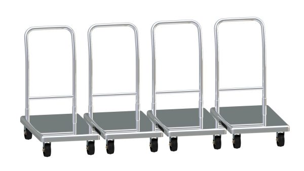 Flat Bed Self Assembly Stainless Steel Platform Trolley