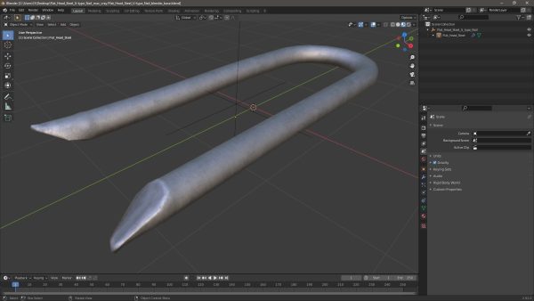 Flat Head Steel U-type Nail