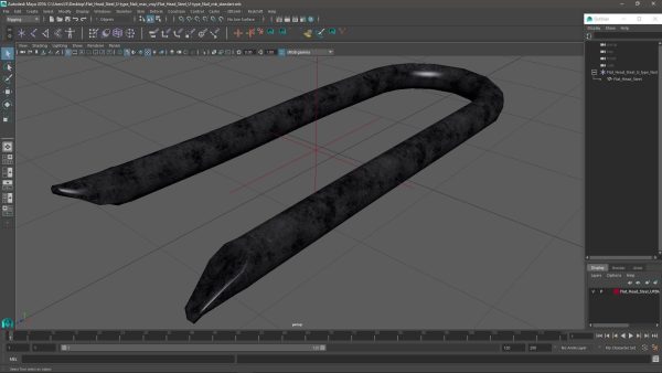Flat Head Steel U-type Nail