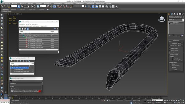 Flat Head Steel U-type Nail