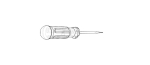 Flat Tip Screw Driver 2mm x 130mm Overall