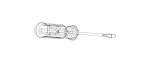 Flat Tip Screw Driver 2mm x 130mm Overall