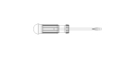 Flat Tip Screw Driver 2mm x 130mm Overall
