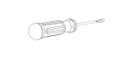 Flat Tip Screw Driver 2mm x 130mm Overall