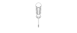 Flat Tip Screw Driver 2mm x 130mm Overall