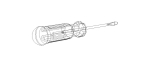 Flat Tip Screw Driver 2mm x 130mm Overall