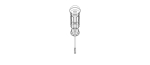 Flat Tip Screw Driver 2mm x 130mm Overall
