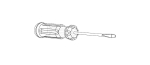 Flat Tip Screw Driver 2mm x 130mm Overall