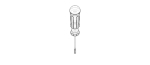 Flat Tip Screw Driver 2mm x 130mm Overall