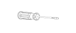 Flat Tip Screw Driver 2mm x 130mm Overall