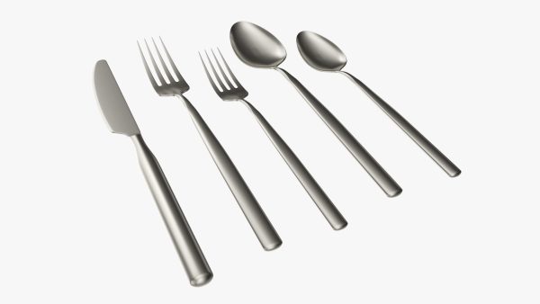 Flatware set 02 knife forks spoons