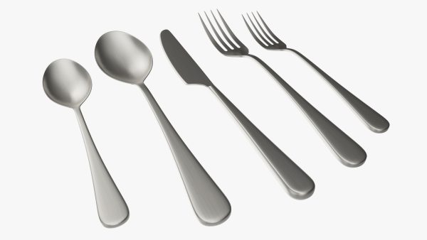 Flatware set 03 knife forks spoons
