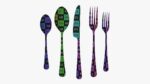 Flatware set 03 knife forks spoons
