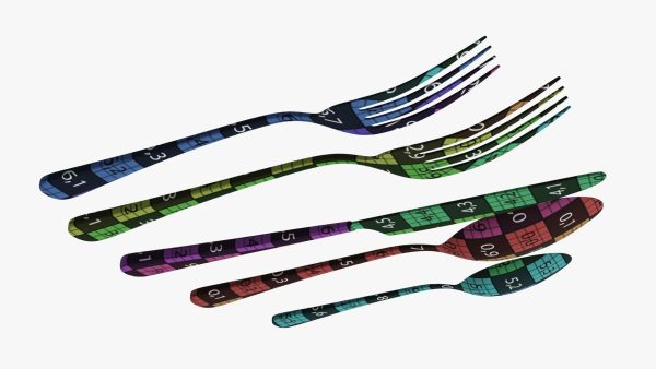 Flatware set 03 knife forks spoons