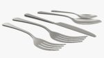 Flatware set 03 knife forks spoons
