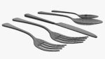 Flatware set 03 knife forks spoons