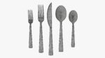 Flatware set 04 knife forks spoons