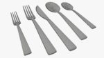 Flatware set 04 knife forks spoons