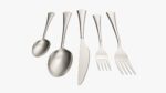 Flatware set 05 knife forks spoons