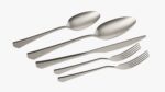 Flatware set 05 knife forks spoons