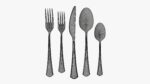Flatware set 05 knife forks spoons