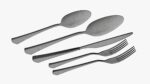Flatware set 05 knife forks spoons