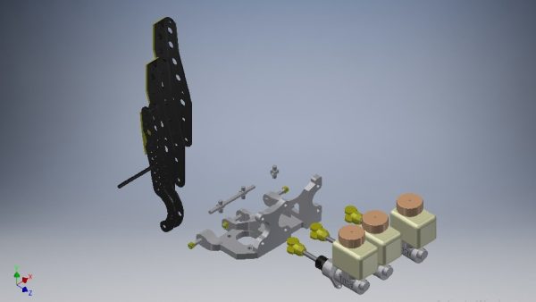 Floor Mount Pedal Assembly