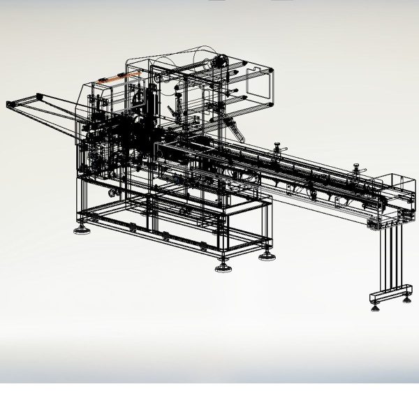 Flow pack packaging machine