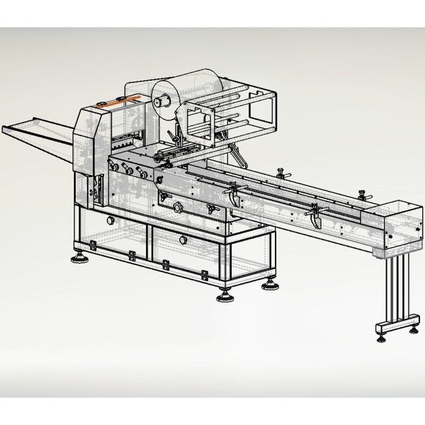 Flow pack packaging machine