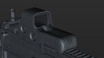 FN SCAR-H 3D Model With Equipments