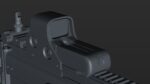 FN SCAR-H 3D Model With Equipments