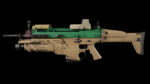 FN SCAR-H 3D Model With Equipments