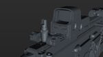 FN SCAR-H 3D Model With Equipments