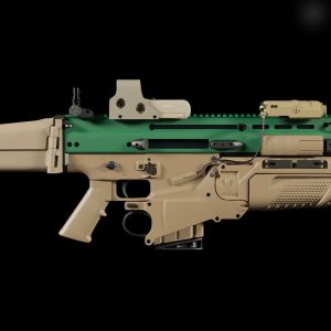 FN SCAR-H 3D Model With Equipments