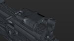 FN SCAR-H 3D Model With Equipments