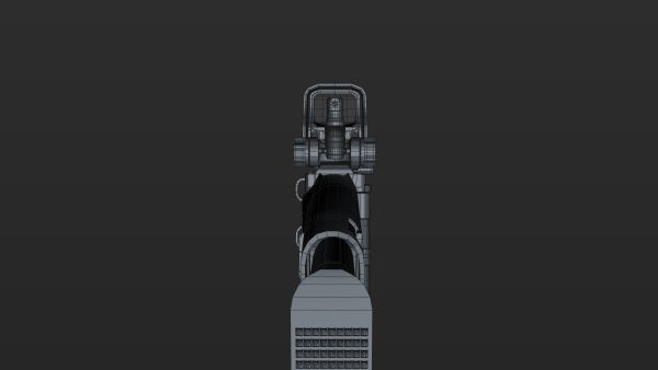 FN SCAR-H 3D Model With Equipments