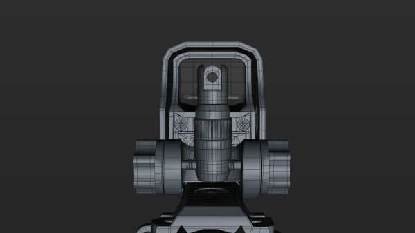 FN SCAR-H 3D Model With Equipments