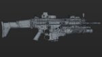 FN SCAR-H 3D Model With Equipments