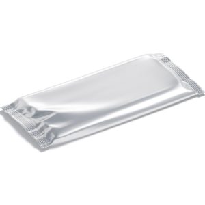 Foil Chocolate Bar - wide food snack wrapper