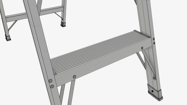 Foldable lightweight stepladder