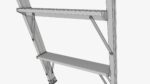 Foldable lightweight stepladder
