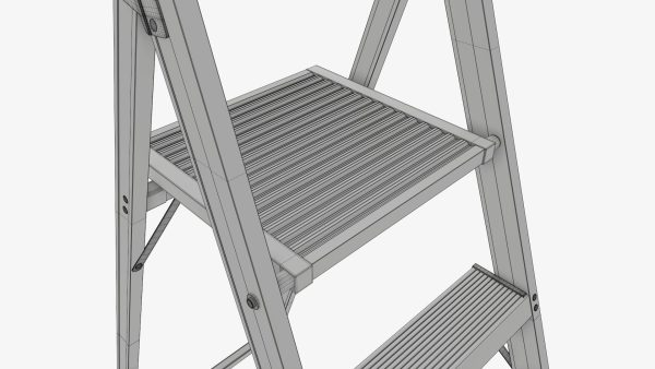 Foldable lightweight stepladder