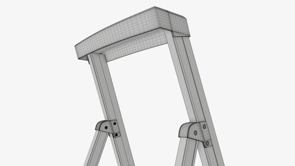 Foldable lightweight stepladder