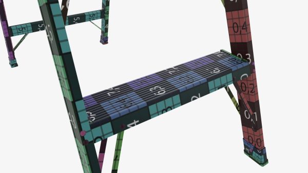 Foldable lightweight stepladder