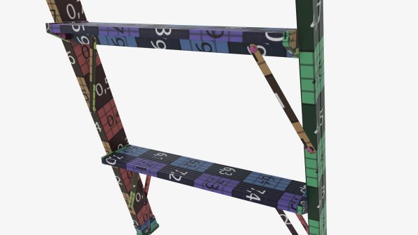 Foldable lightweight stepladder